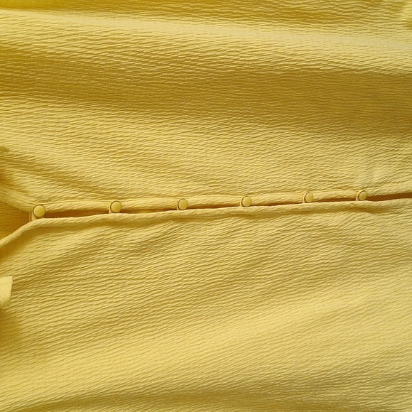 3/$20 Melissa Paige Sunlit Ruffle Blouse Size Large - Picture 6 of 7